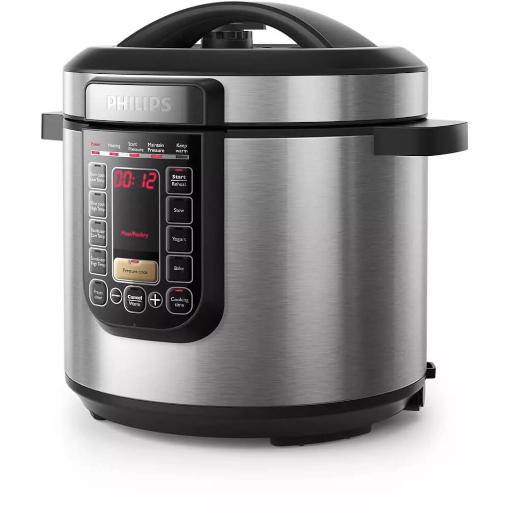 Multicooker Philips Viva Collection HD2237/40, 1300 W, 6 l, Argintiu