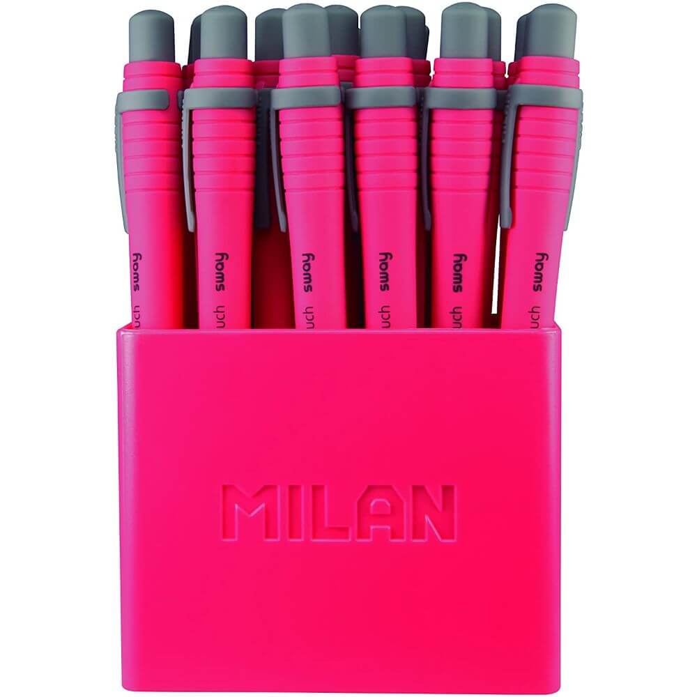 Pixuri Milan Sway Fine, 19 Buc/Set, Scriere Rosie