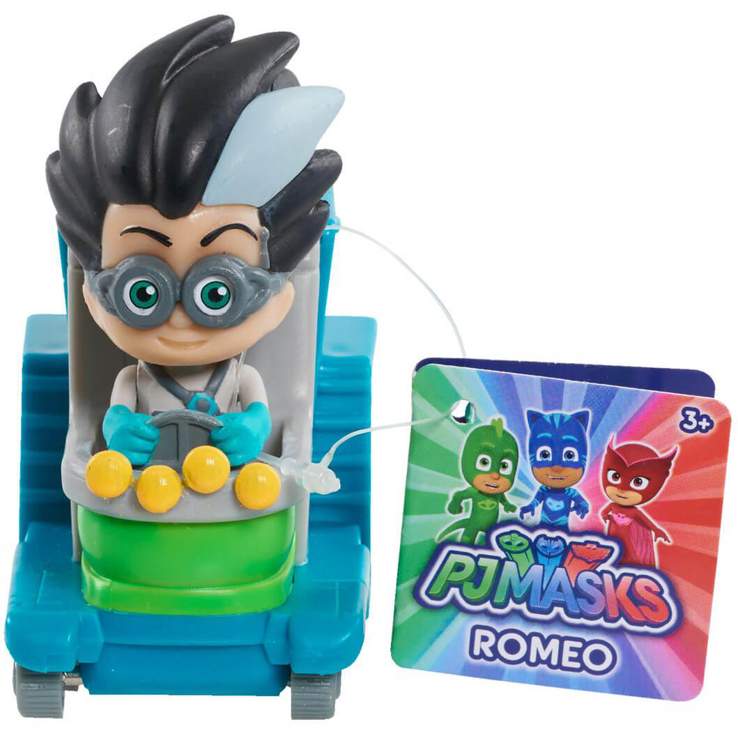 Figurina Eroi in pijama Mini vehicul - Laboratorul lui Romeo