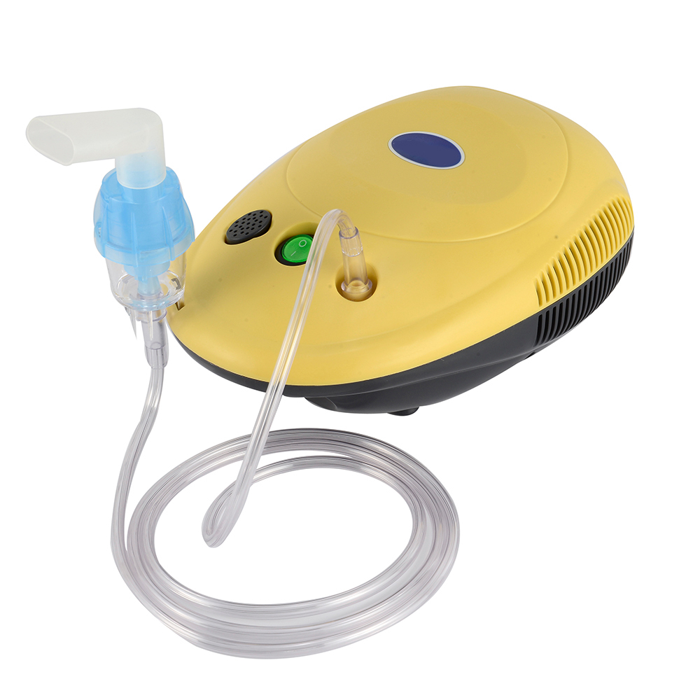 Nebulizator cu compresor PNI SilverCloud Respiro 410Y, Galben