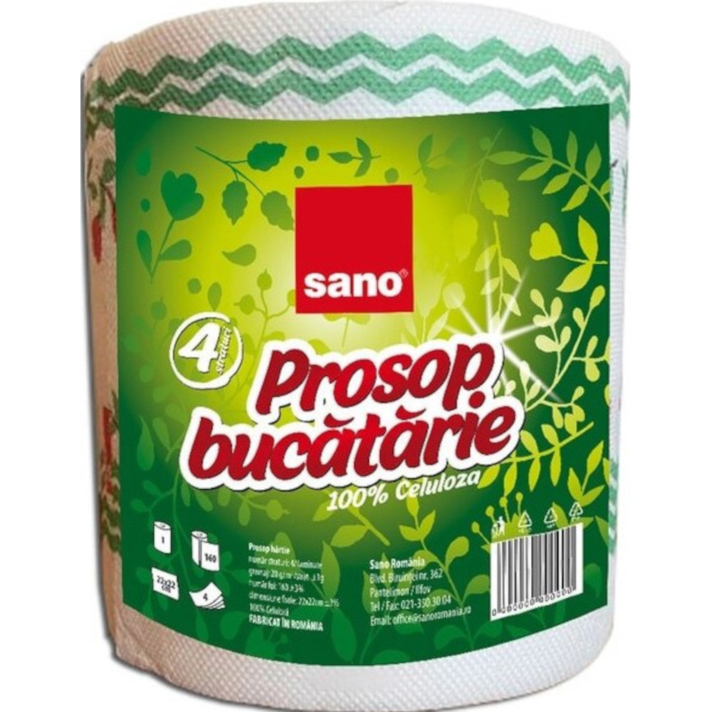 Prosop din hartie Sano Professional,  550 g, 4 straturi