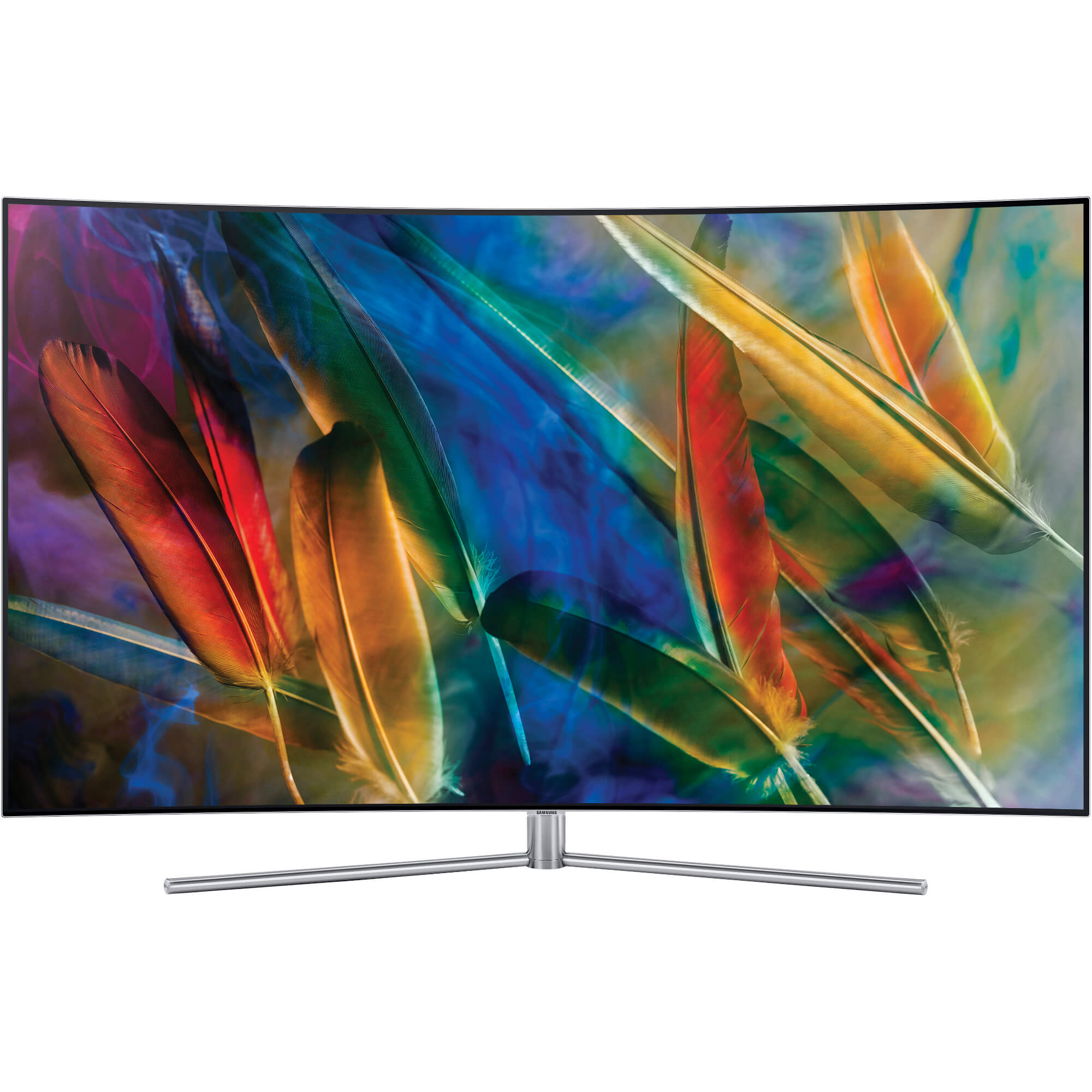 Televizor curbat, Smart QLED, Samsung QE49Q7CAM, 123 cm, Ultra HD 4K