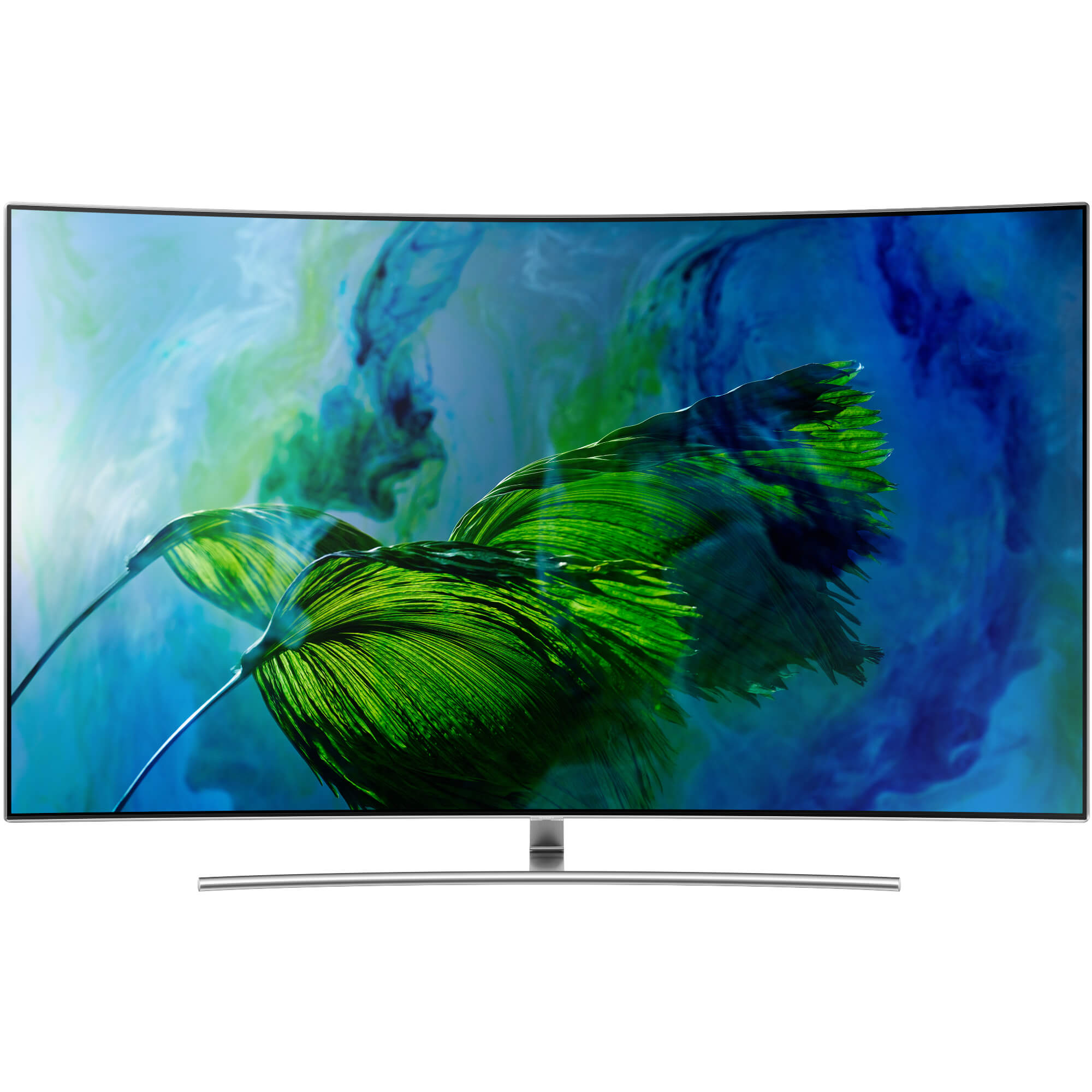 Televizor curbat, Smart QLED, Samsung QE75Q8CAM, 191 cm, Ultra HD 4K