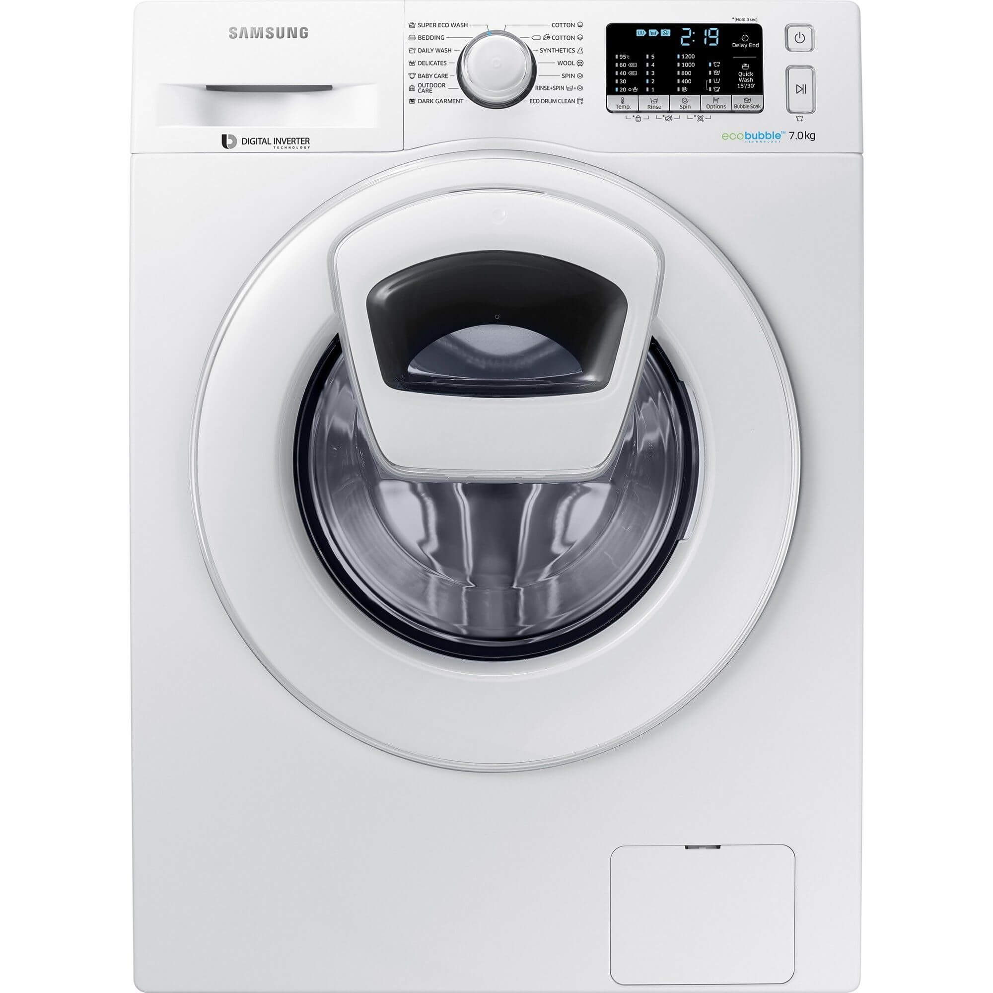 Masina de spalat rufe Samsung WW70K5210WW/LE, AddWash, 1200 RPM, 7 Kg, A+++