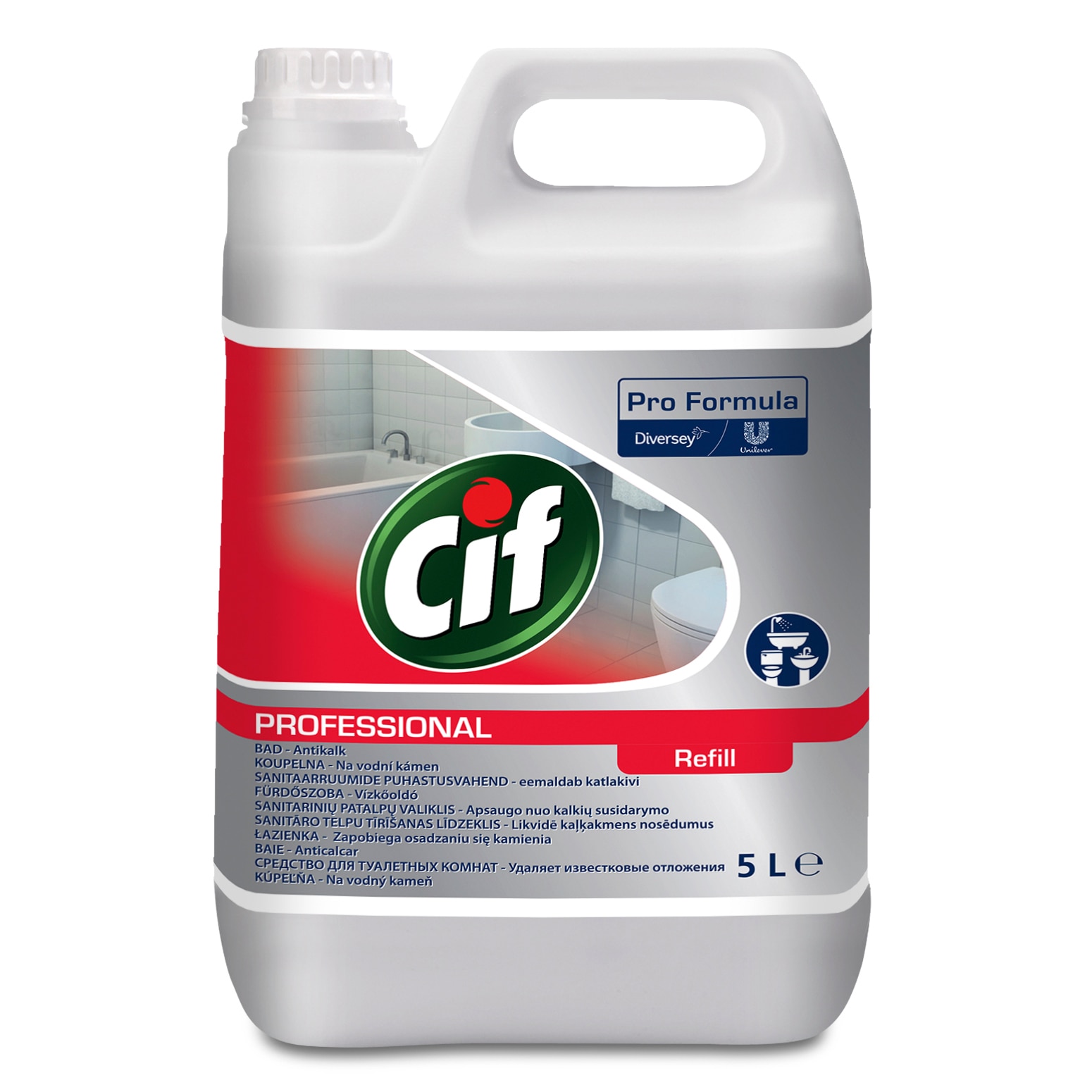 Detergent Cif Professional 2in1 pentru baie 5L