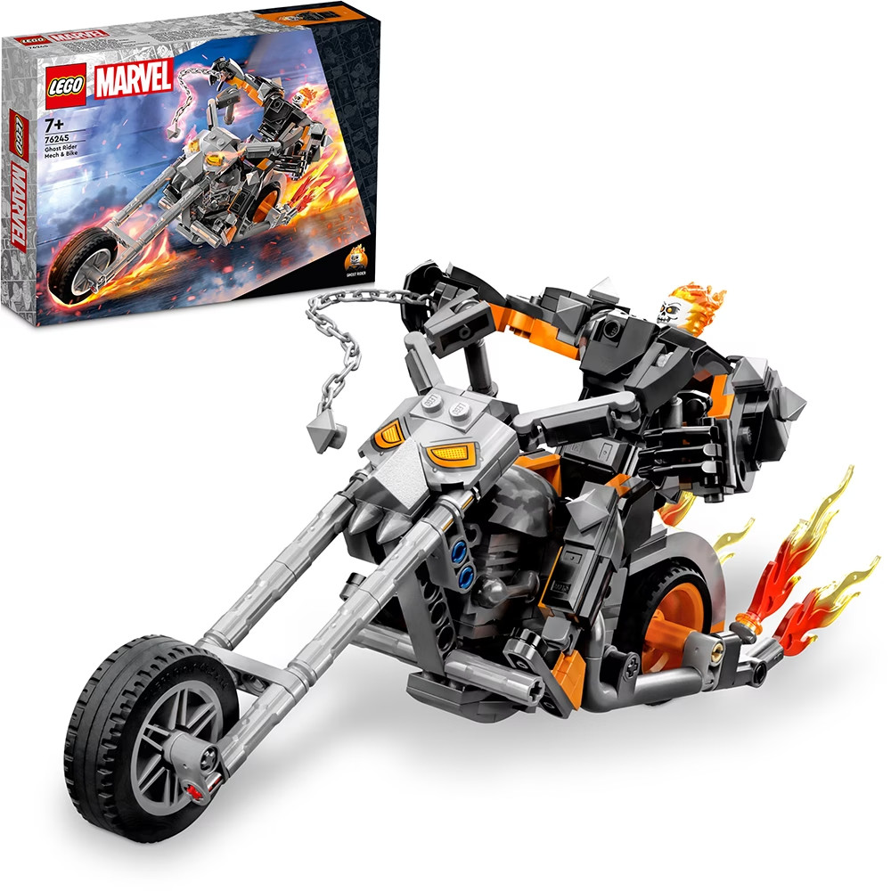 Robot si motocicleta Ghost Rider