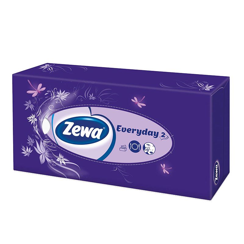 Servetele faciale Zewa Everyday, 2 straturi, 100 buc