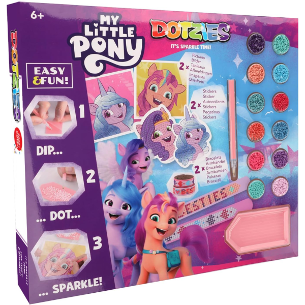 Set creativ 6 in 1, My Little Pony, pictura cu diamante