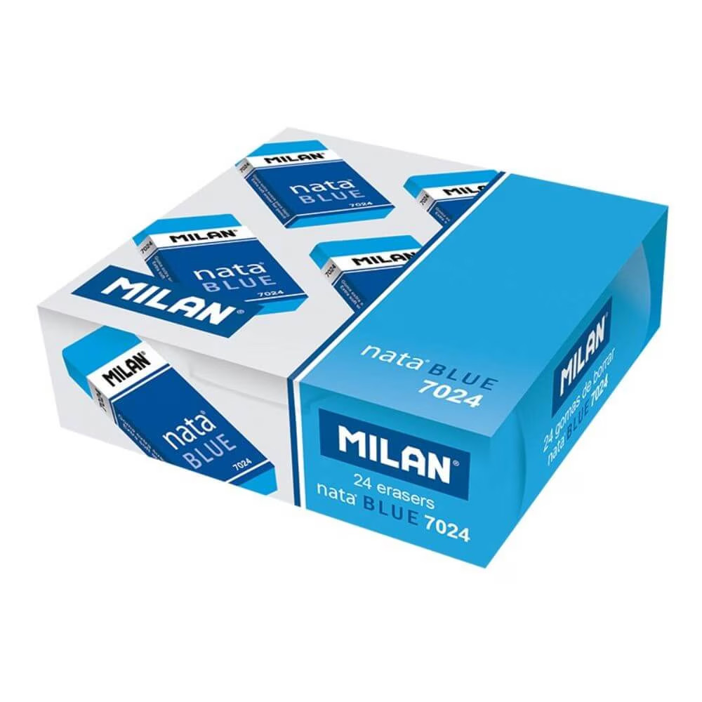 Set 24 Radiere MILAN 70241, Cauciuc Sintetic, Ambalaj de Protectie, Culoare Albastra