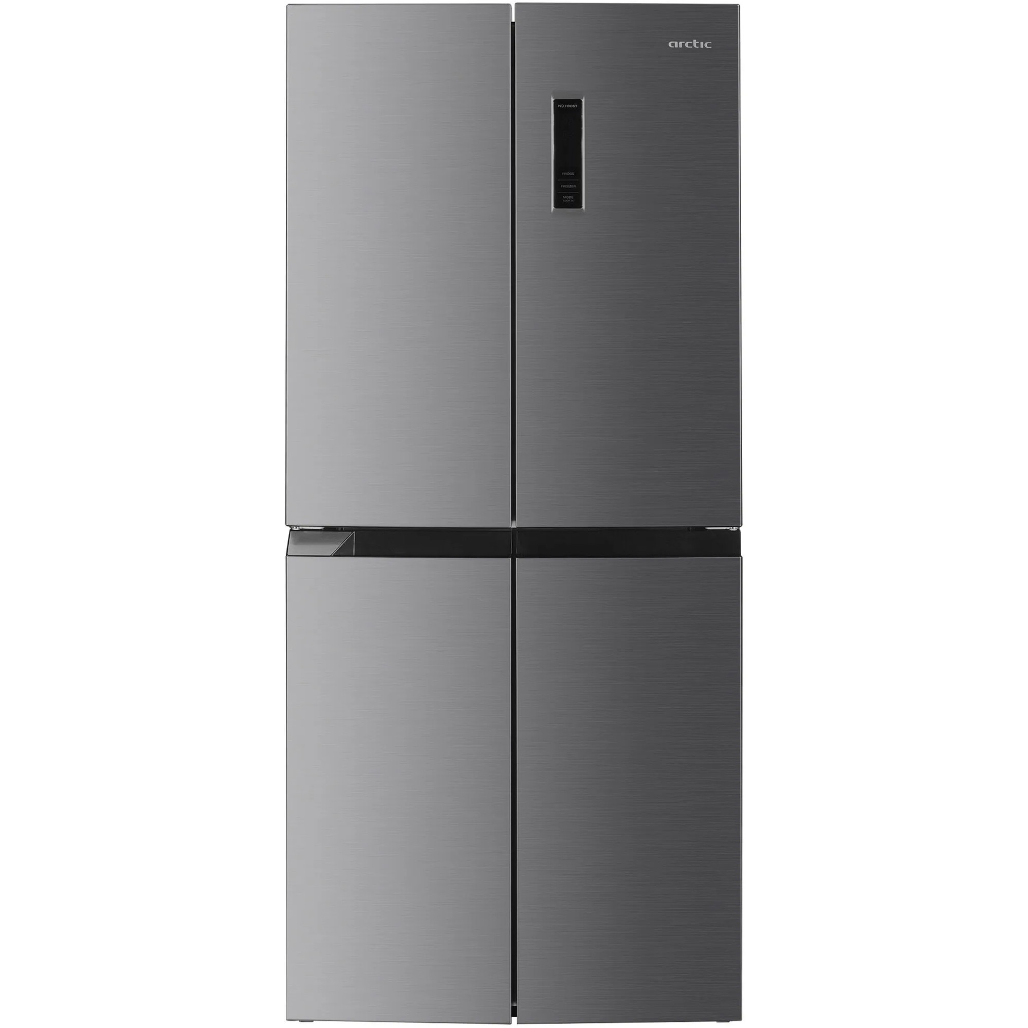 Side by side Arctic AMD421E4NMT, Display LCD, No Frost, 421 l, H 180 cm, Culoare Inox, Clasa E