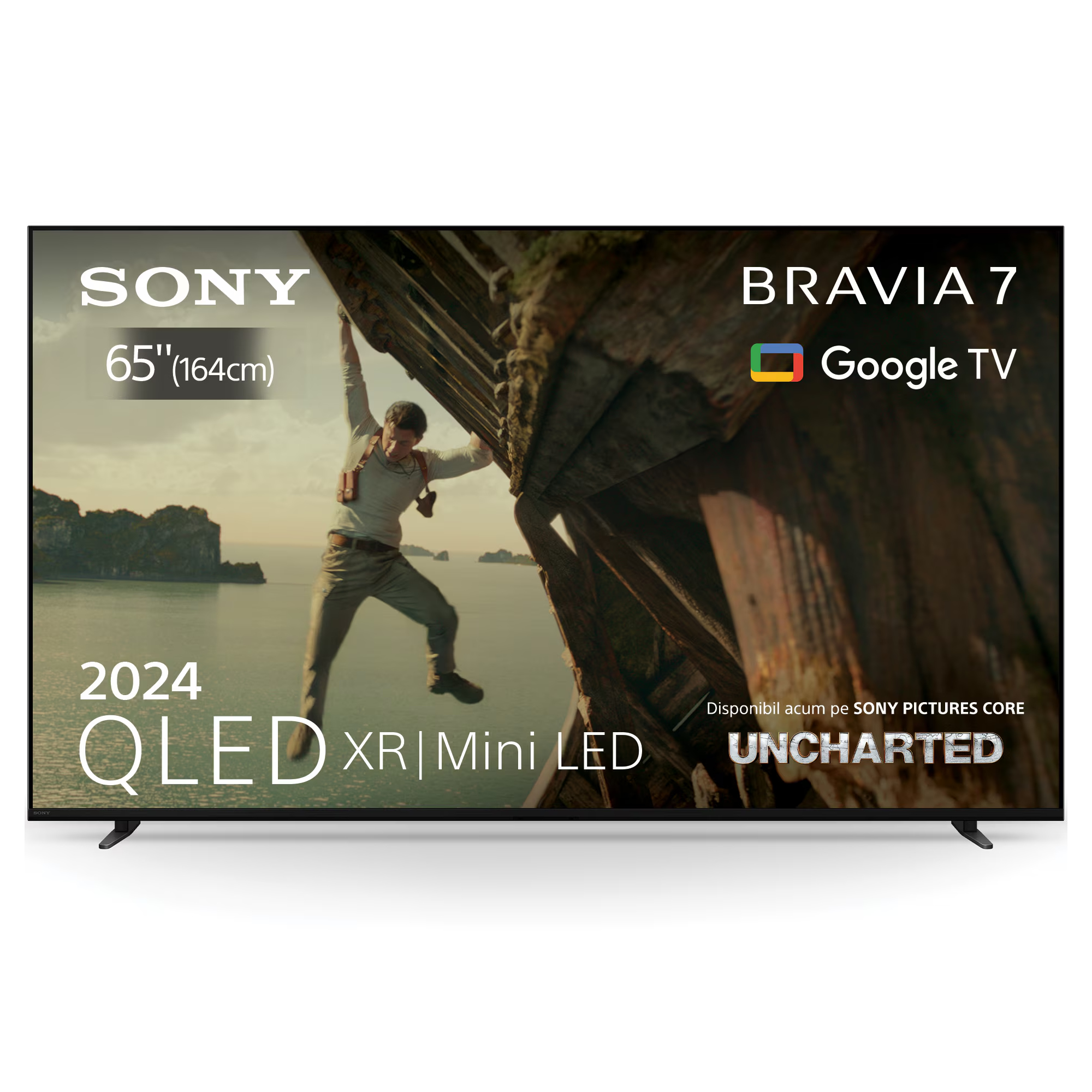 Televizor smart Mini LED Sony BRAVIA 7 65XR70 (Model 2024), 164 cm, 4K Ultra HD, 120 Hz, Clasa D