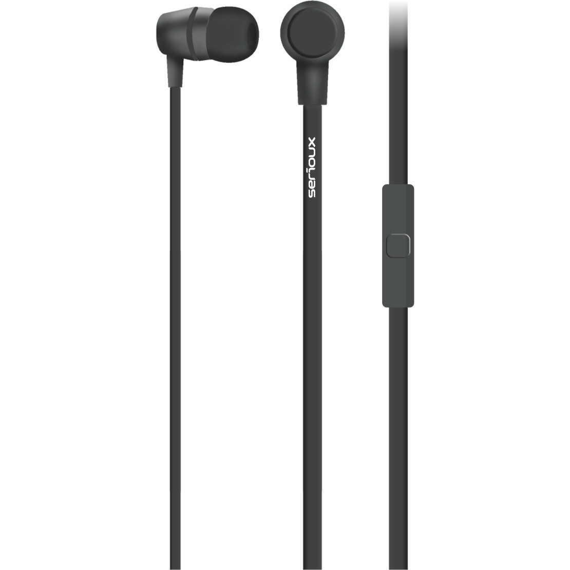 Casti In-Ear Serioux SRXA-HDPHBLK, Negru