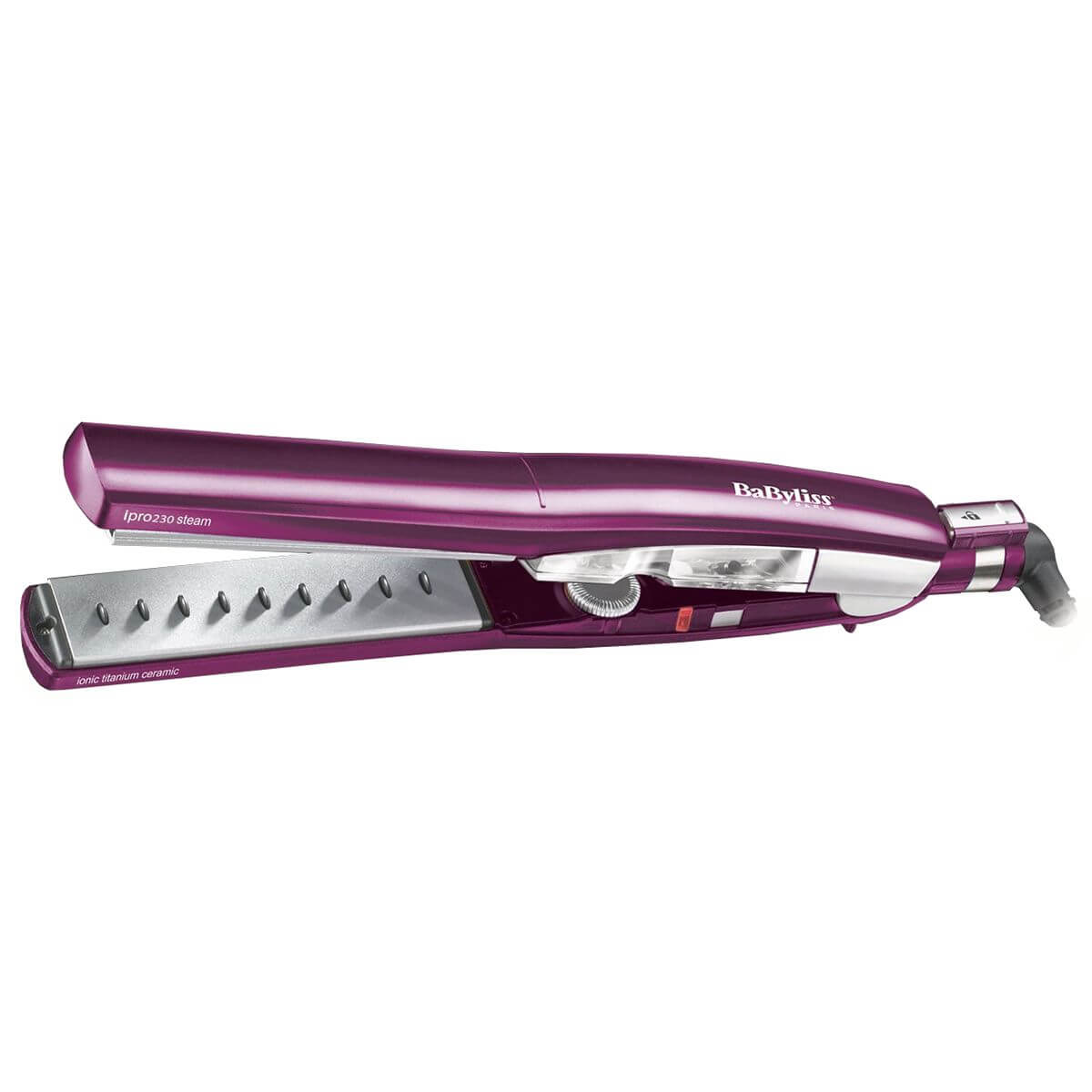 Placa de indreptat parul BaByliss I-Pro 230 Steam ST292E, Invelis ceramic si titan, 230º