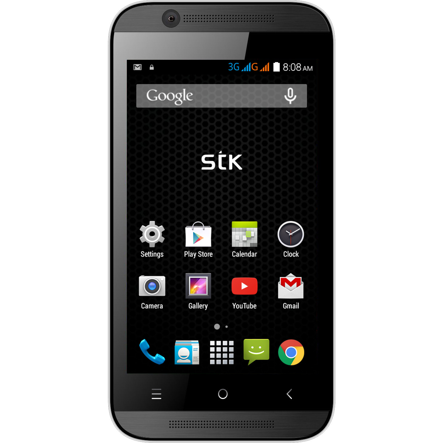 Telefon  mobil STK Storm 2, 4GB, Dual-SIM, Negru