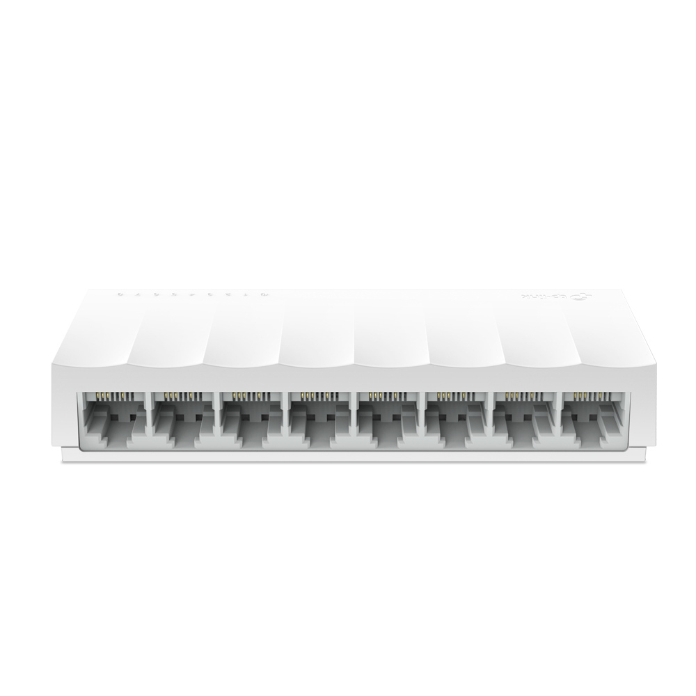 Switch TP-Link LS1008, 8 porturi, 10/100 Mbps, Alb