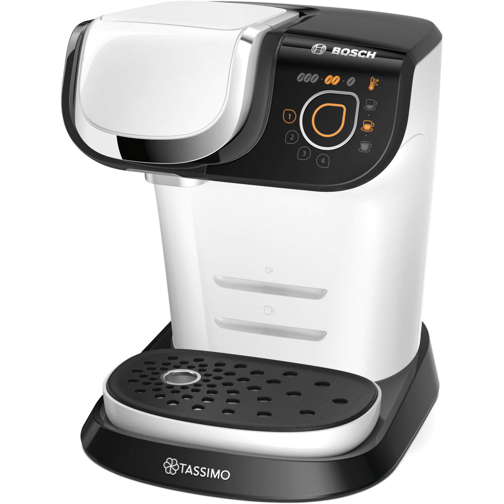 Espressor Bosch Tassimo My Way TAS6004, 1500 W, 1.3 L, 3.3 bar, Alb