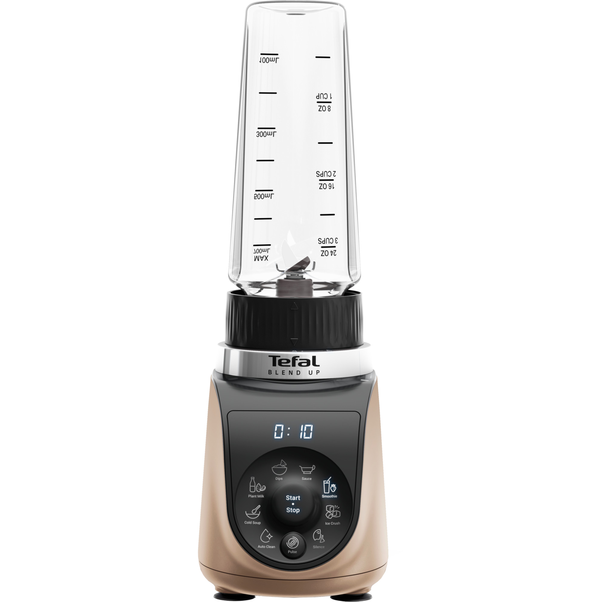 Blender Tefal Blend Up BL190AF0, 1000 W, 0.85L, Functie Pulse, Bronz