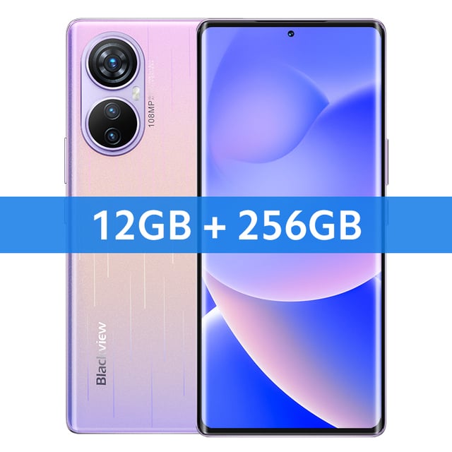 Telefon mobil Blackview A200 Pro Purple, 4G, display curbat 6.67