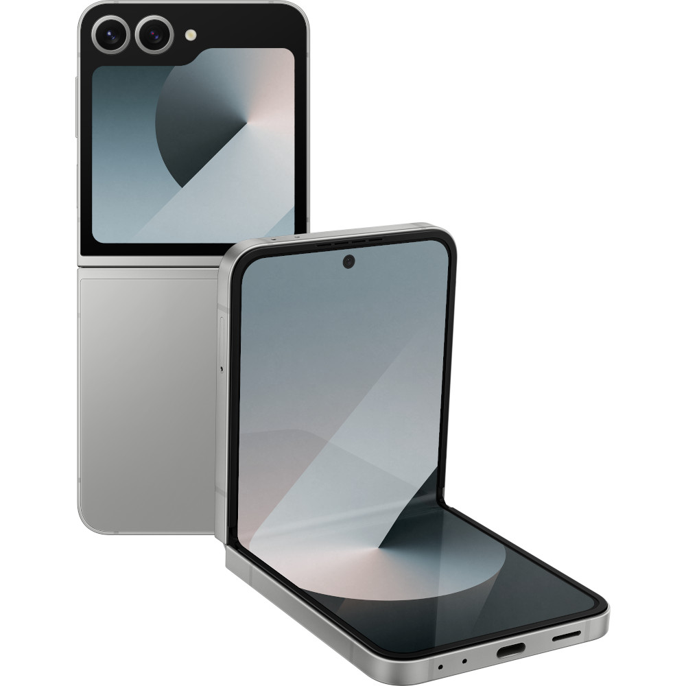 Telefon mobil Samsung Galaxy Z Flip6 5G, 512GB, 12GB RAM, Silver Shadow