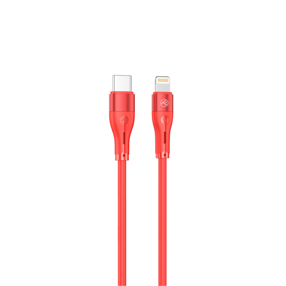Cablu de date Tellur TLL155561, USB Type C, compatibil iPhone, 1m, Rosu