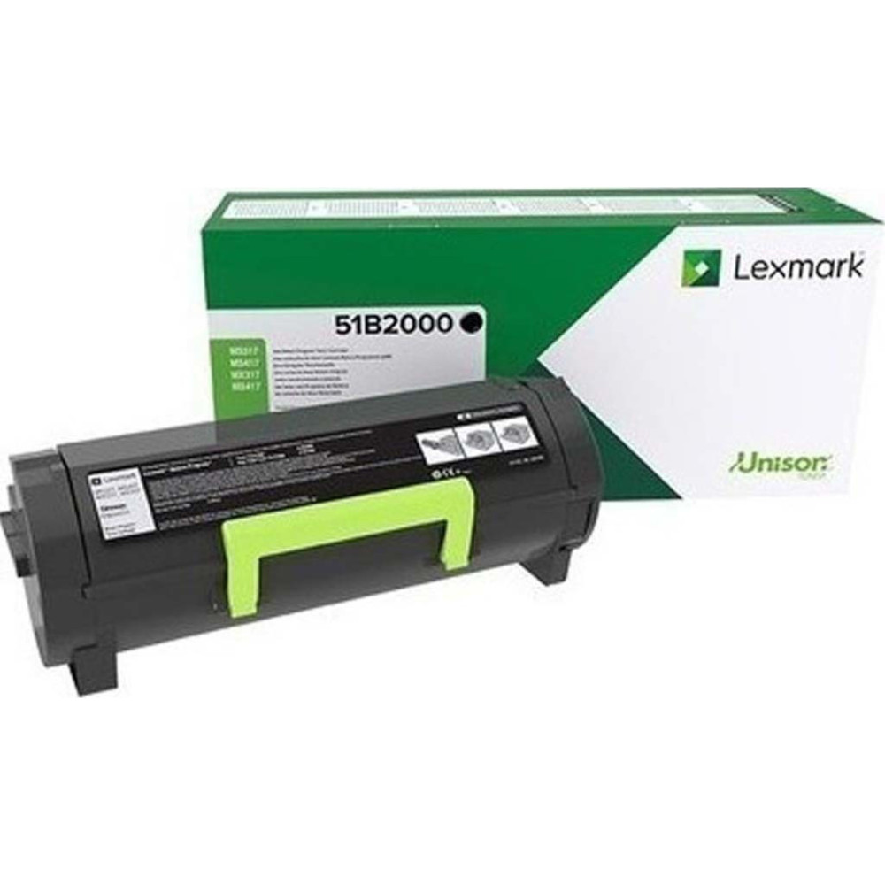 Toner Lexmark 51B2000, Black