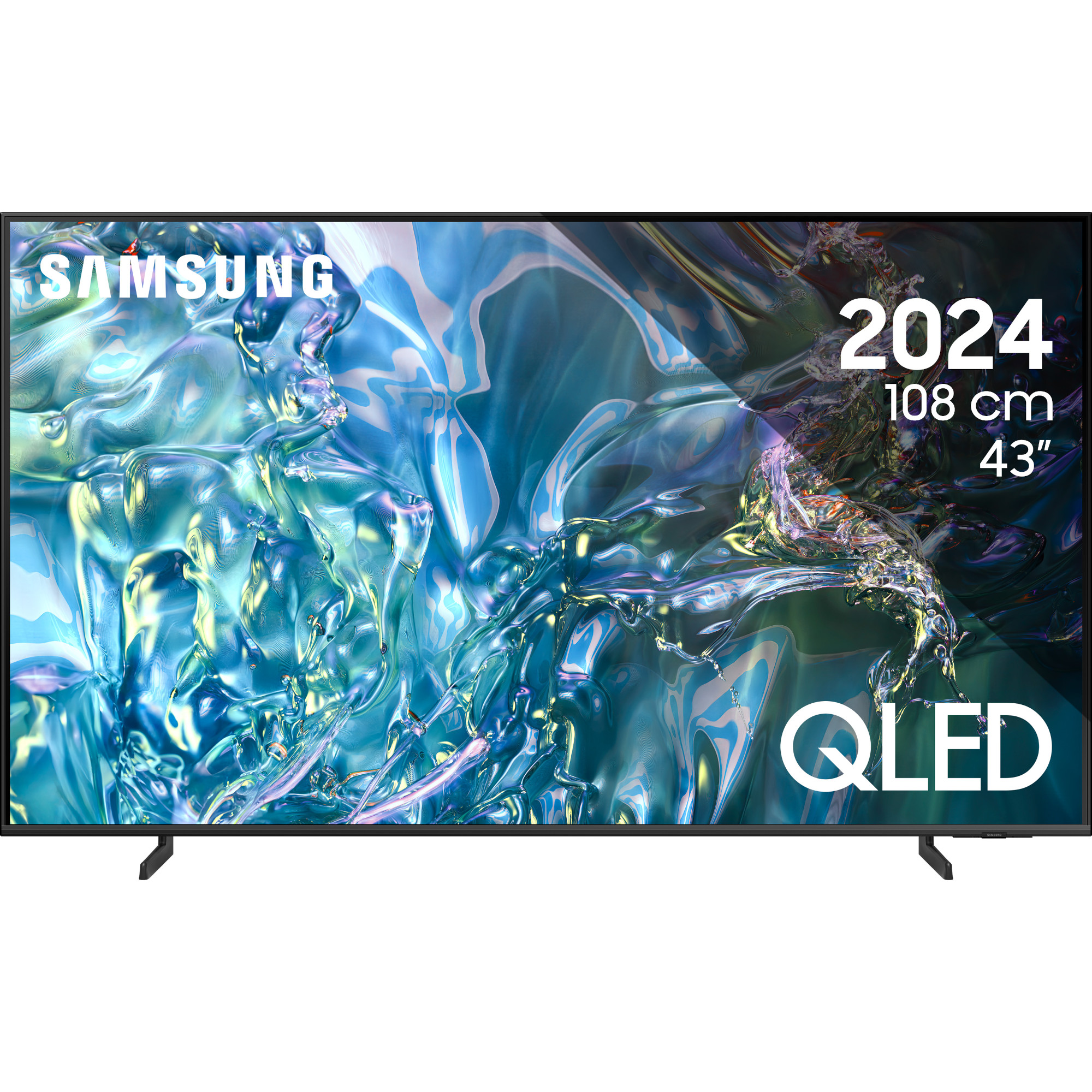 Televizor Smart QLED Samsung 43Q60D, 108 cm, Ultra HD 4K, Clasa F