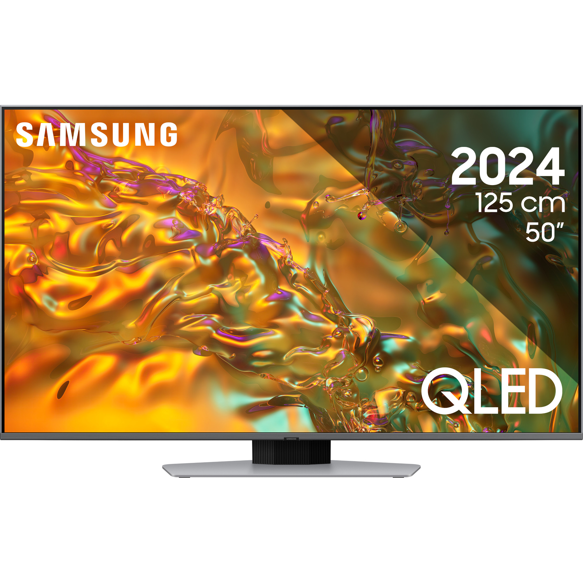 Televizor Smart QLED Samsung 50Q80D, 125 cm, 4K Ultra HD, HDR, Clasa G