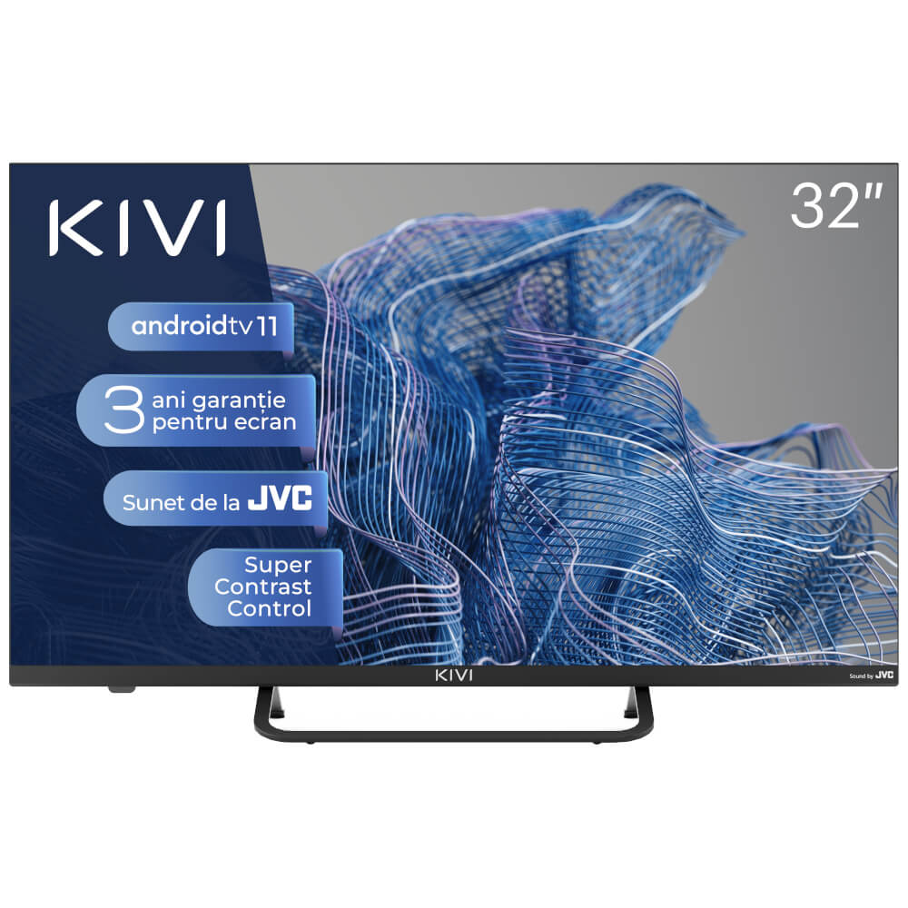 televizor led lg, 80 cm, 32lj500v, full hd Televizor Smart LED Kivi 32F750NB, 80 cm, Full HD, Clasa E