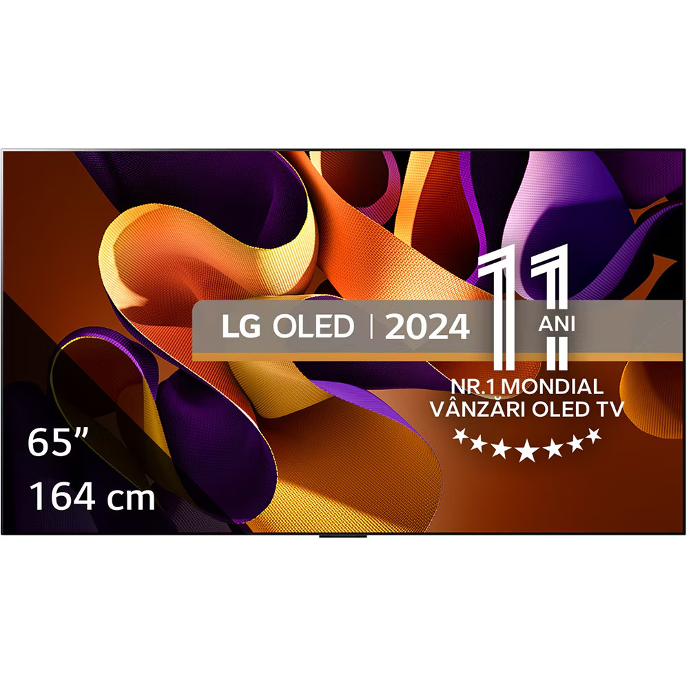 Televizor OLED Evo Smart LG 65G42LW, Ultra HD 4K, HDR, 164cm, Clasa F
