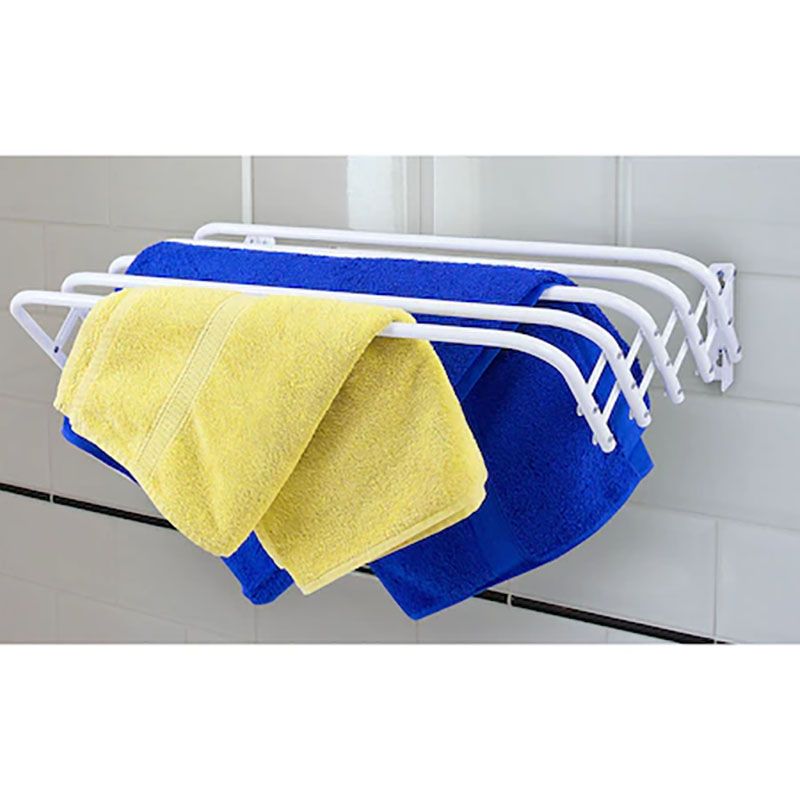 Uscator pliabil cu fixare pe perete Casa Si Towel Flex, 4 m