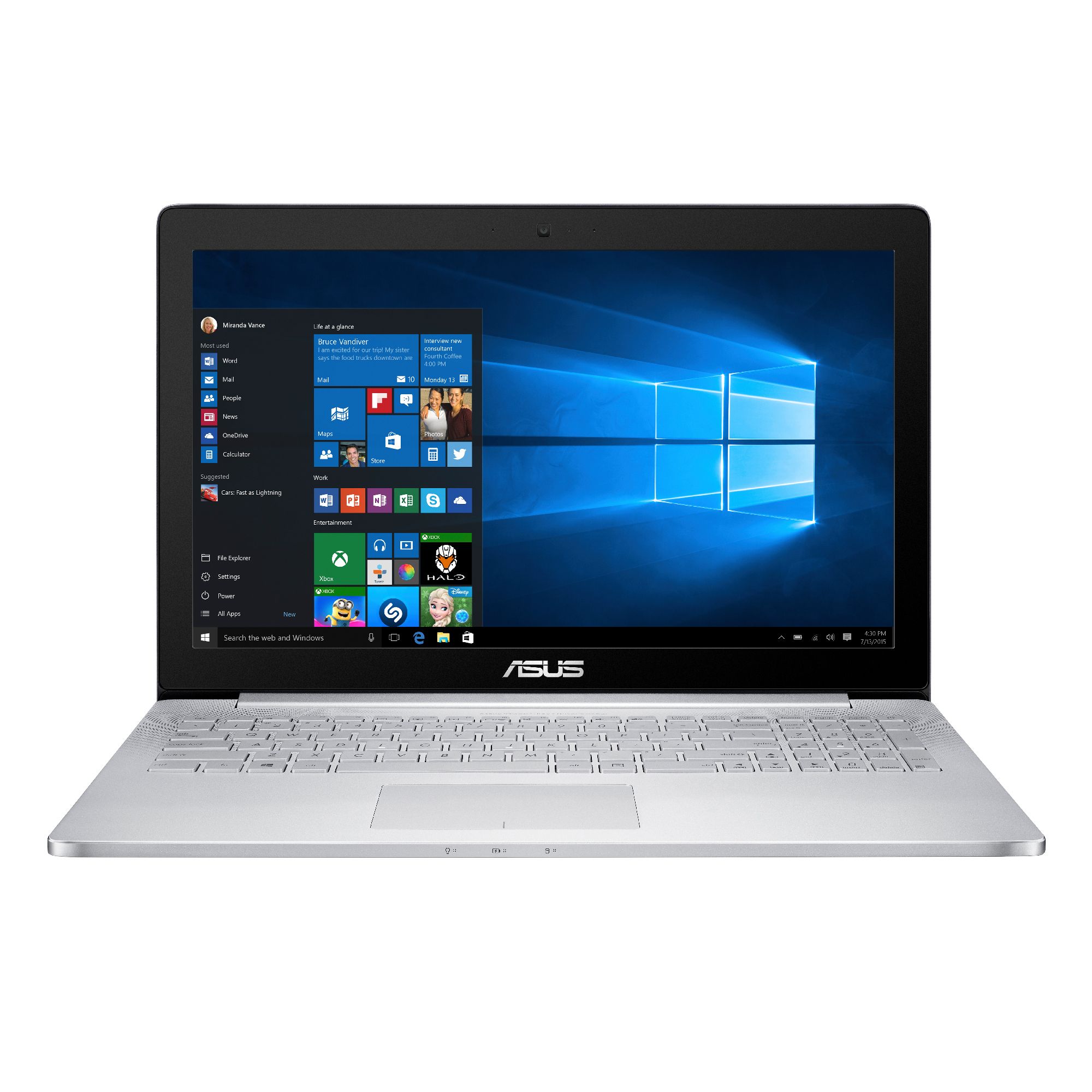 Laptop Ultrabook Asus Zenbook Pro UX501VW-FJ006T, Intel Core i7-6700HQ, 16GB DDR4, SSD 512GB, nVidia GeForce GTX 960M 4GB, Windows 10 Home