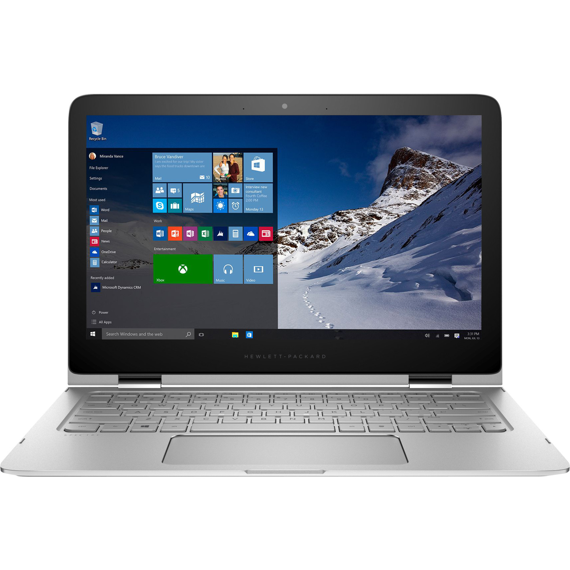 Laptop 2 in 1 HP Spectre Pro X360 G2, Intel Core i5-6200U, 8GB DDR3, SSD 256GB, Intel HD Graphics, Windows 10 Pro