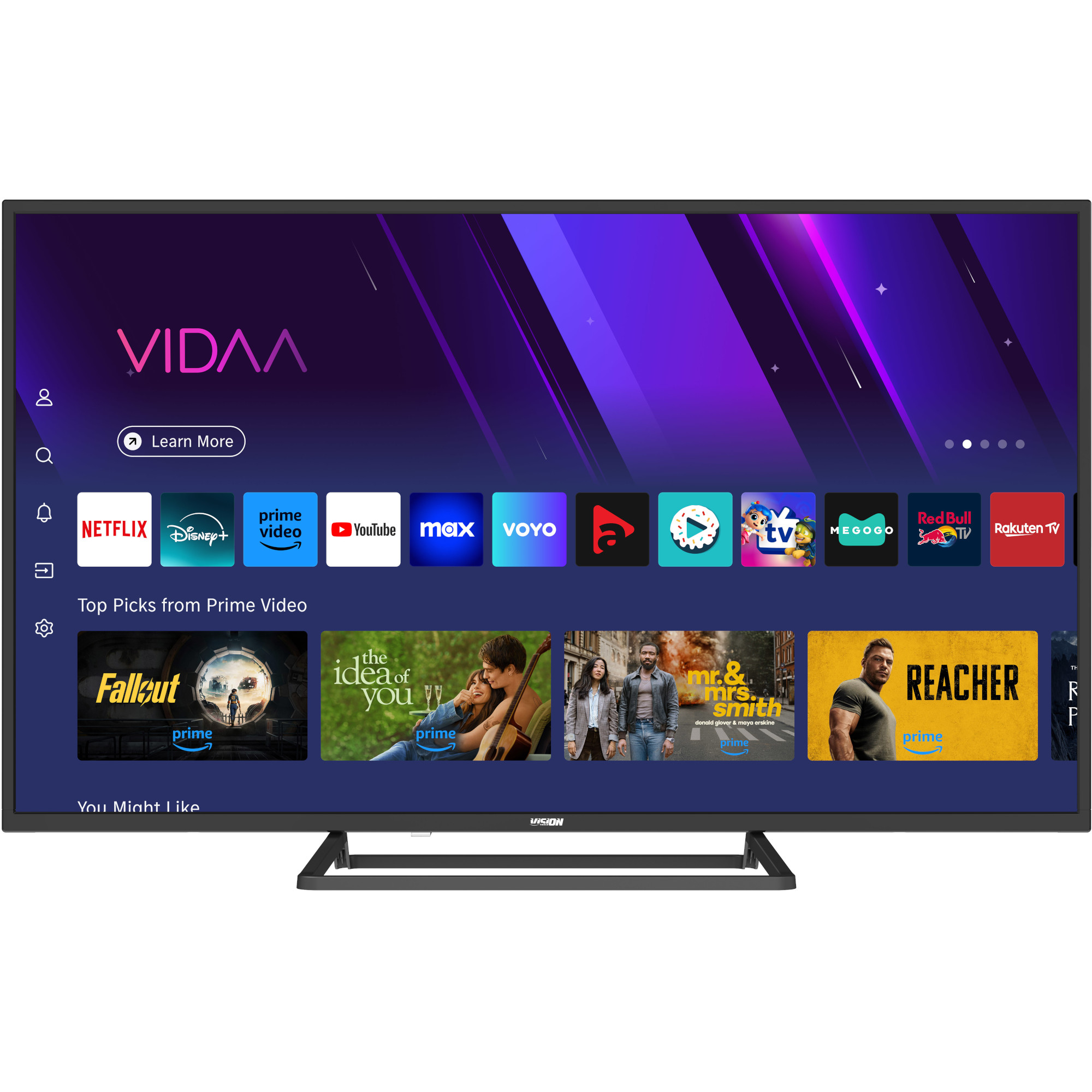 Televizor Smart LED, Vision Touch VTTV A43FHDS, 108 cm, Full HD, Clasa E