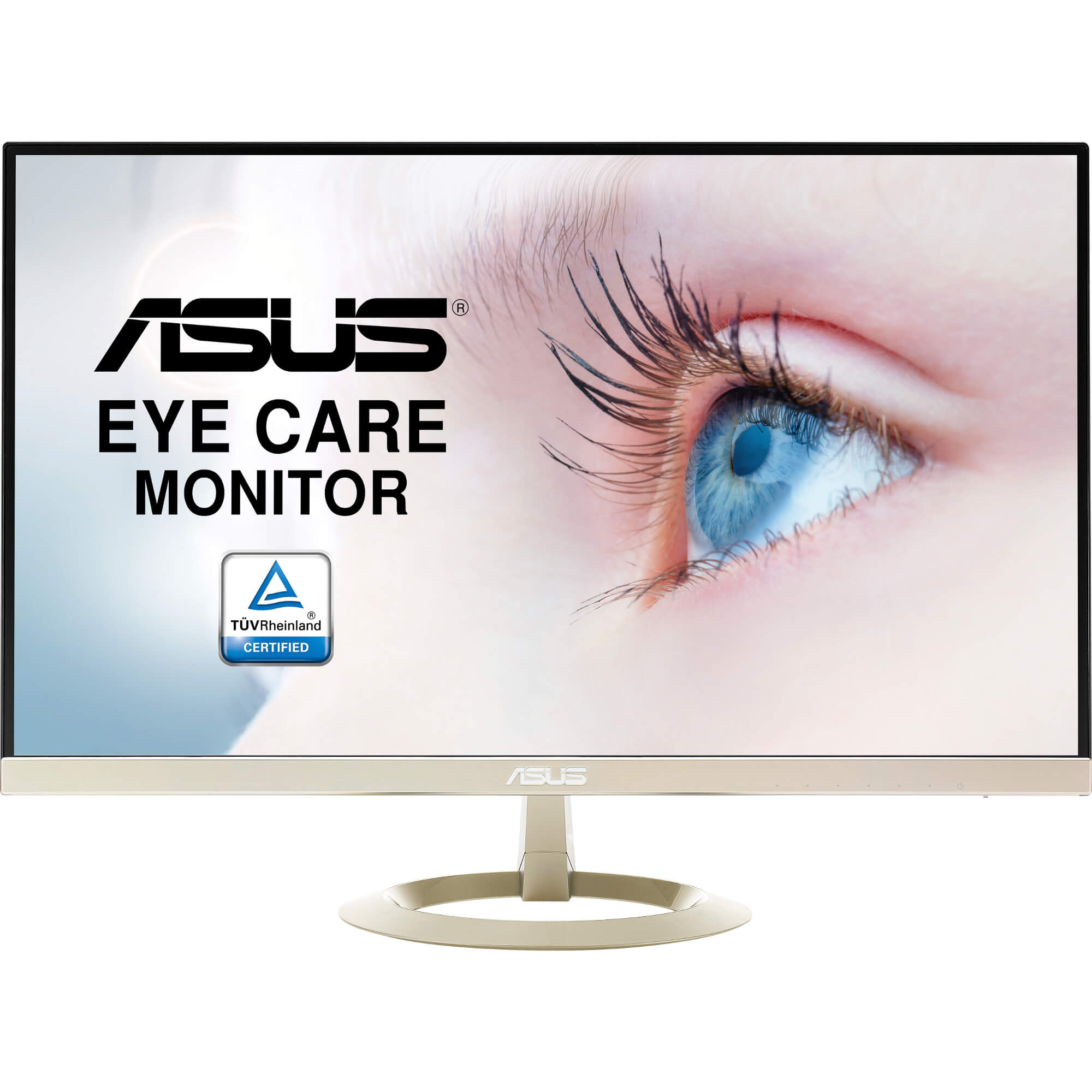 Monitor LED Asus VZ27AQ, 27", WQHD, Auriu