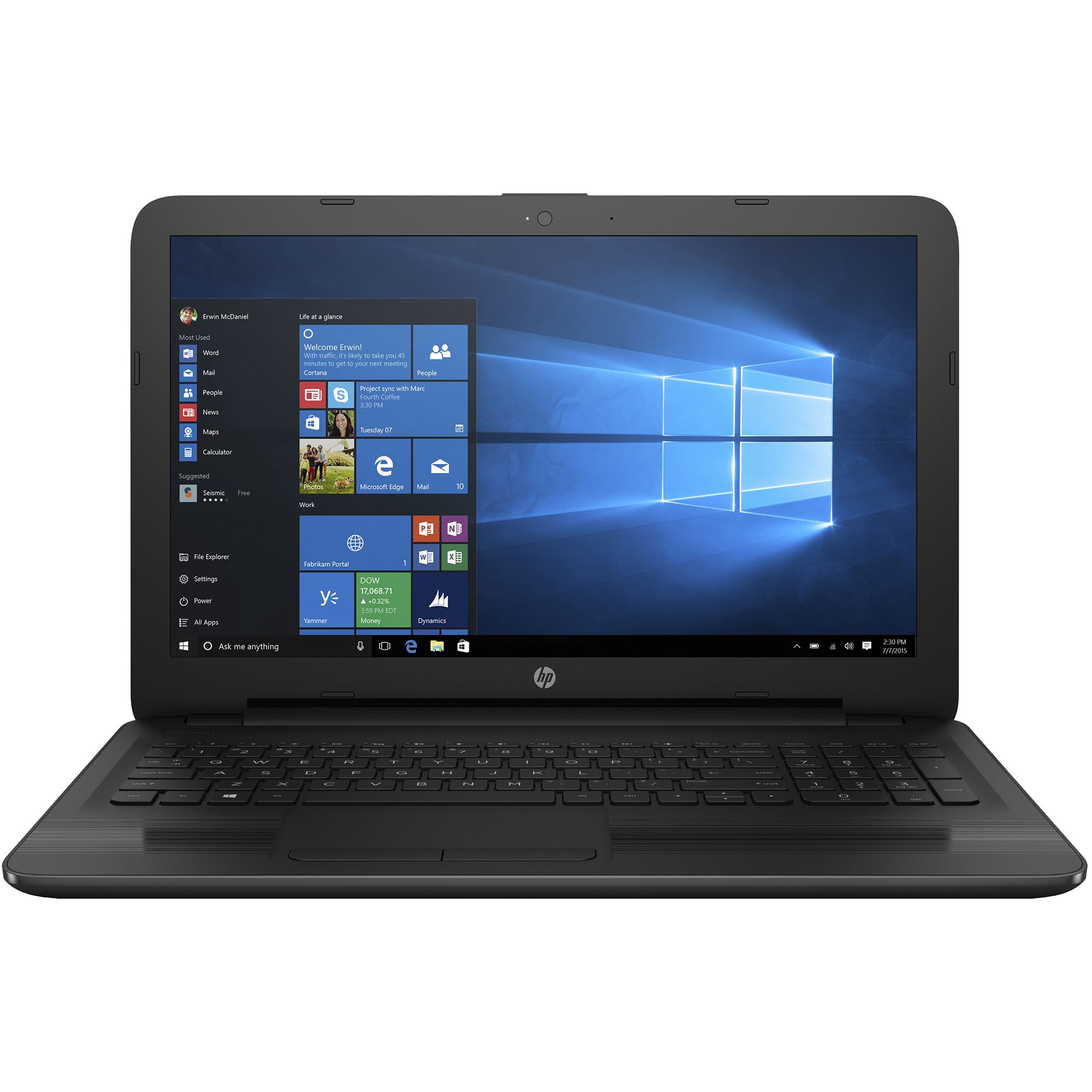 Laptop HP 250 G5, Intel Core i3-5005U, 4GB DDR3, HDD 500GB, Intel HD Graphics, Windows 10 Home