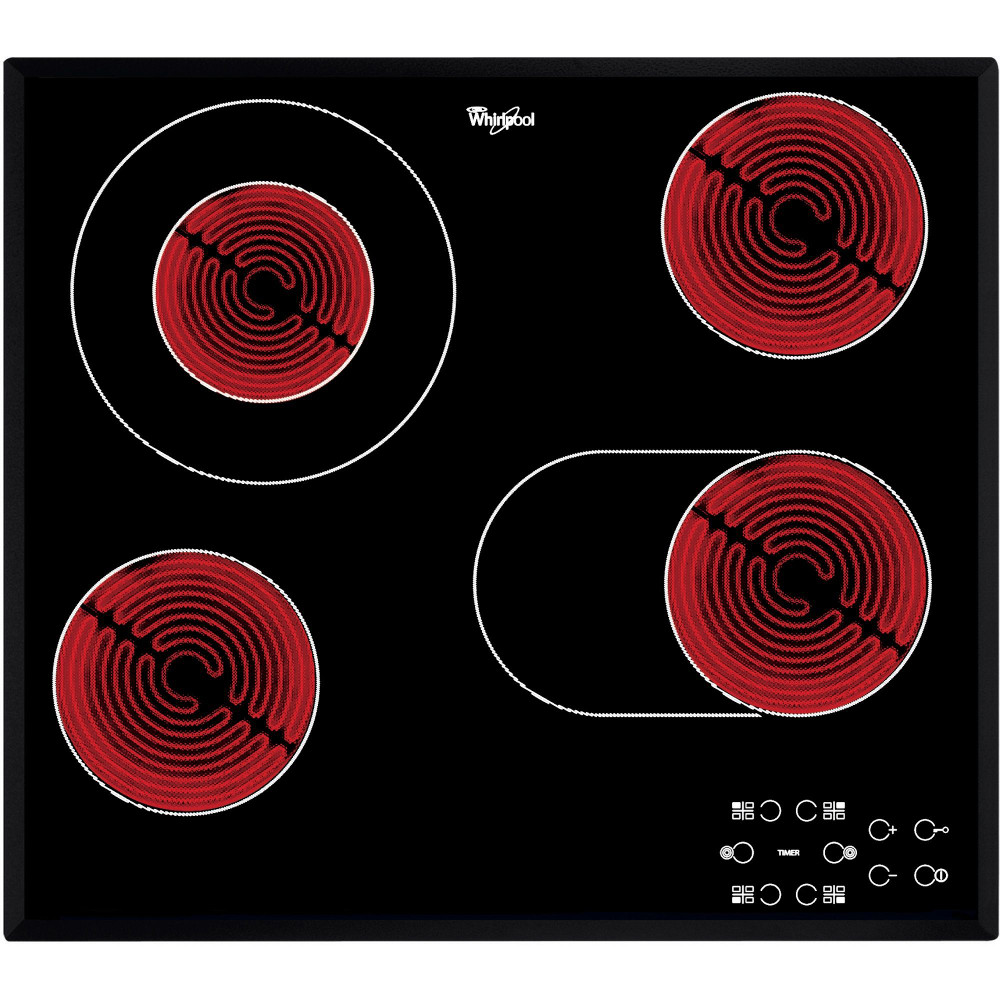 Plita incorporabila Whirlpool AKT 8210, Electrica, 4 zone gatire radiante