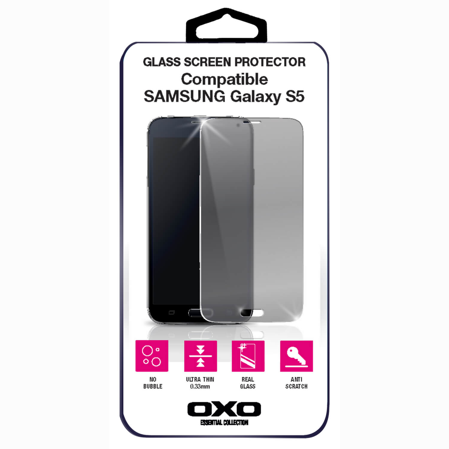 Folie protectie de sticla Oxo Platinum pentru Samsung Galaxy S5