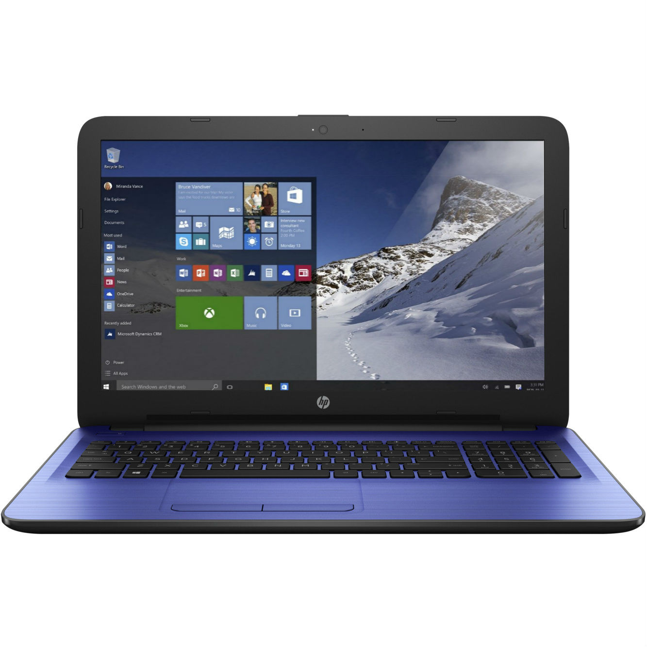 Laptop HP Y3V25EA, Intel Core i5-7200U, 4GB DDR4, HDD 500GB, Intel HD Graphics, Windows 10 Home