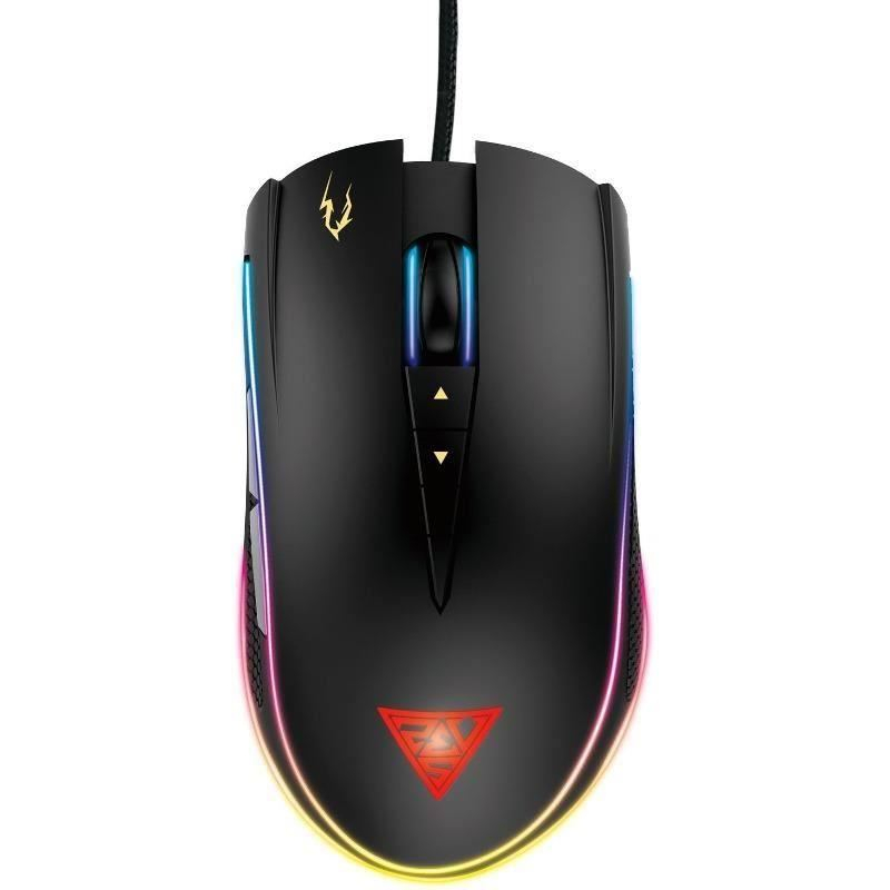 Mouse gaming Gamdias Zeus P1, Iluminare RGB, Negru