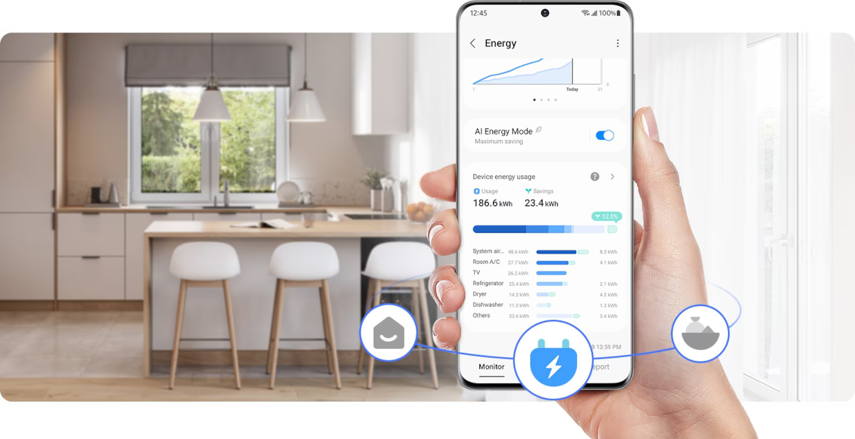 Economie de energie de pana la 15% cu SmartThings AI Energy