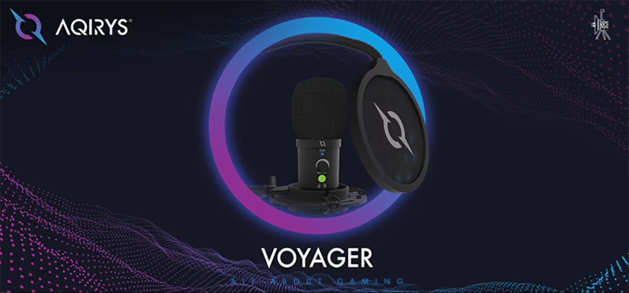 Microfon gaming AQIRYS Voyager, negru