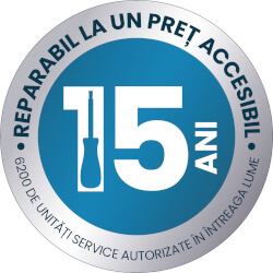 Reparabil la un pret accesibil - 15 ani