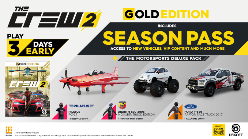 The Crew 2 Gold Edition - continut