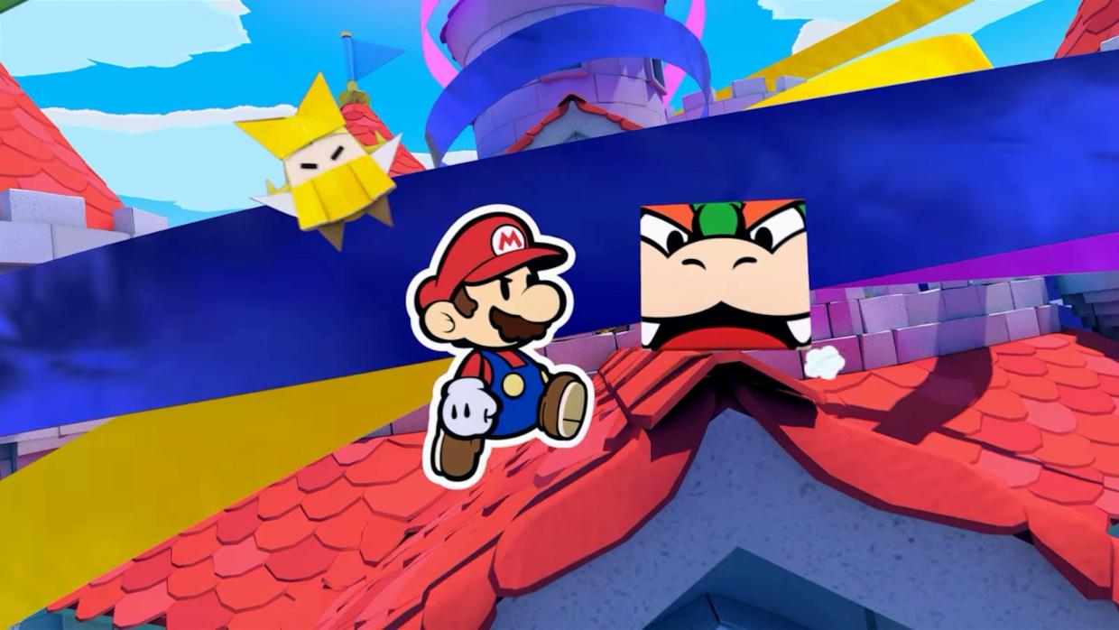 Paper Mario TOK gameplay