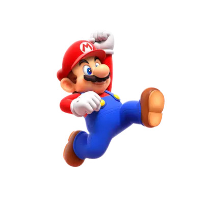 Captura de ecran din jocul Super Mario Bros Wonder cu Mario sarind