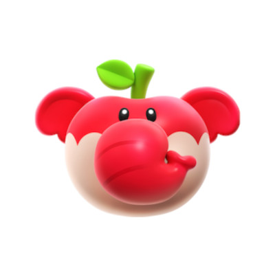 Captura de ecran din jocul Super Mario Bros Wonder cu Fructul elefant