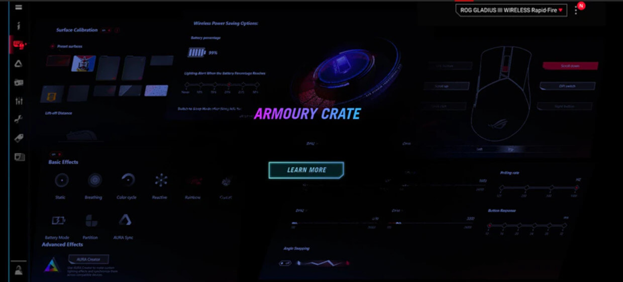 Armoury crate