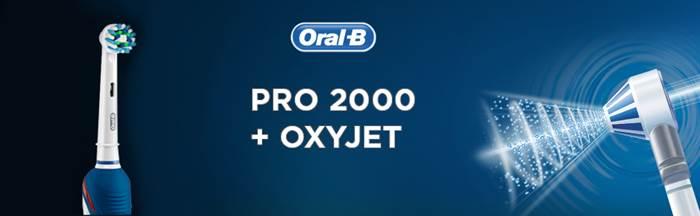 Irigator Oral-B Oxyjet + Periuta electrica Oral-B Pro 2000