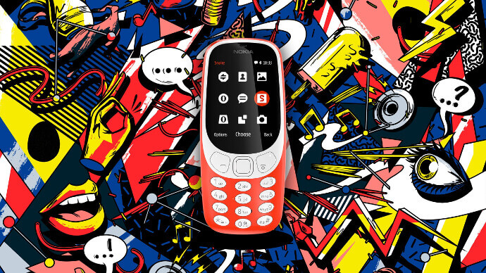 Nokia 3310 2017, Dual SIM, Negru