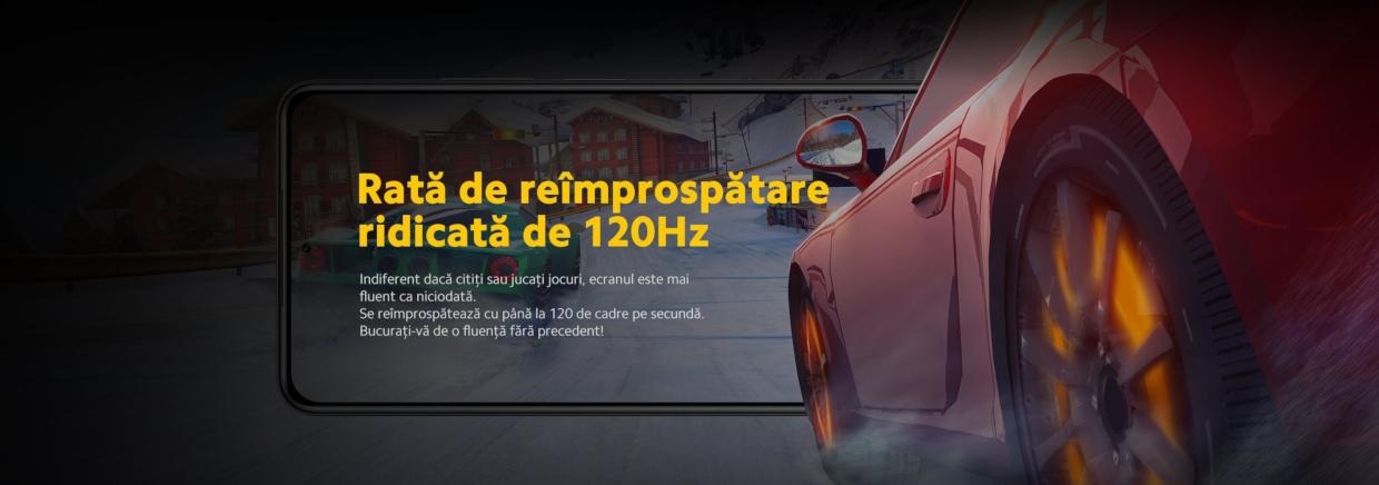 Rata de improspatare de 120Hz